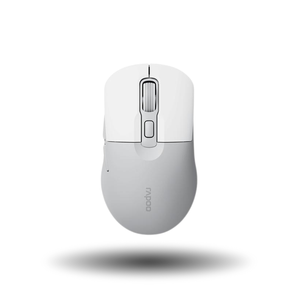 Rapoo M308 Ambidextrous Multi-mode Wireless Mouse - Beige Grey