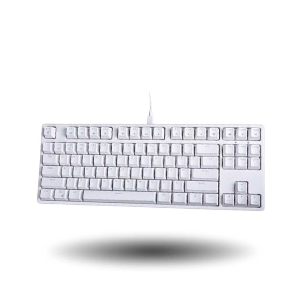 Paradox Ghost 87 V2 White 87% Mechanical Gaming Keyboard (Gateron Brown Switch)