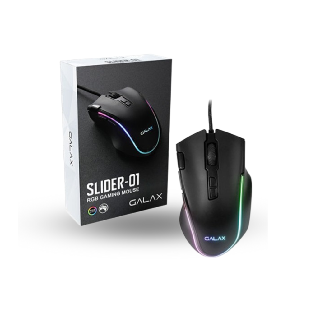 GALAX SLIDER-01 Wired Gaming Mouse RGB - 7200DPI