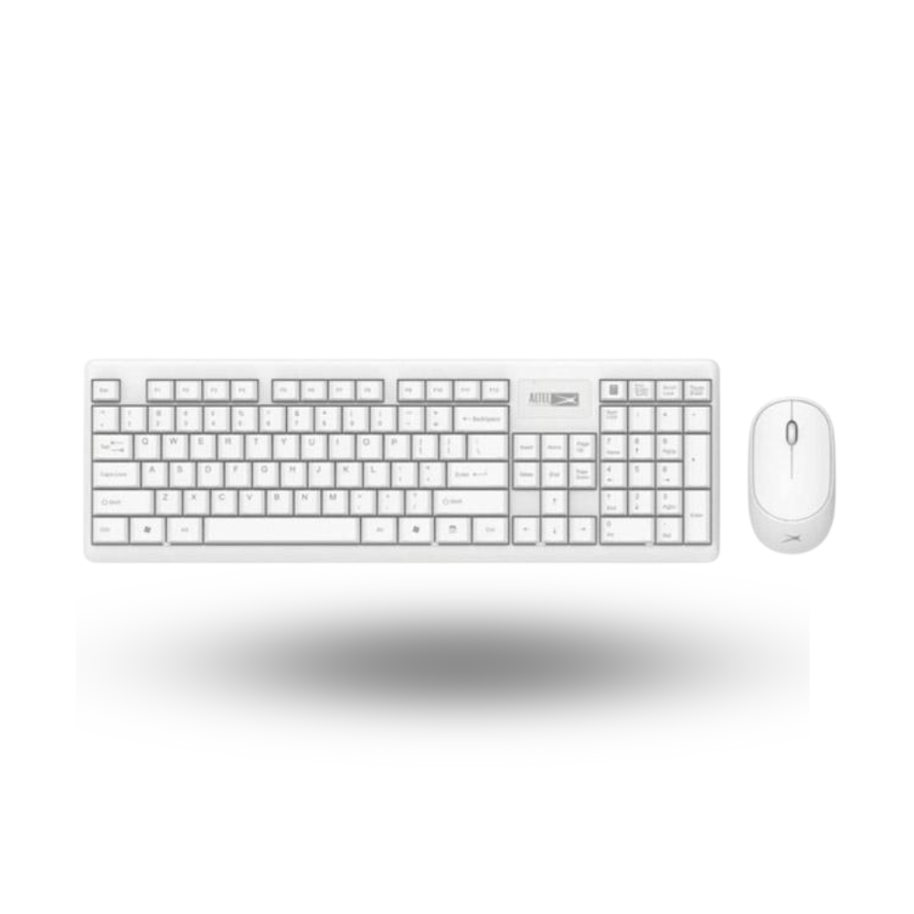 Altec Lansing ALBC-6314 Wireless Combo Keyboard & Mouse - White