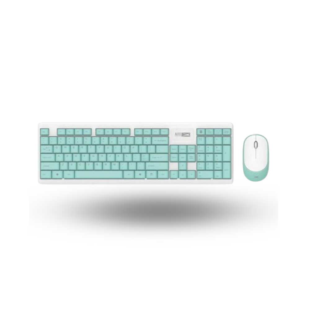 Altec Lansing ALBC-6314 Wireless Combo Keyboard & Mouse - Cyan