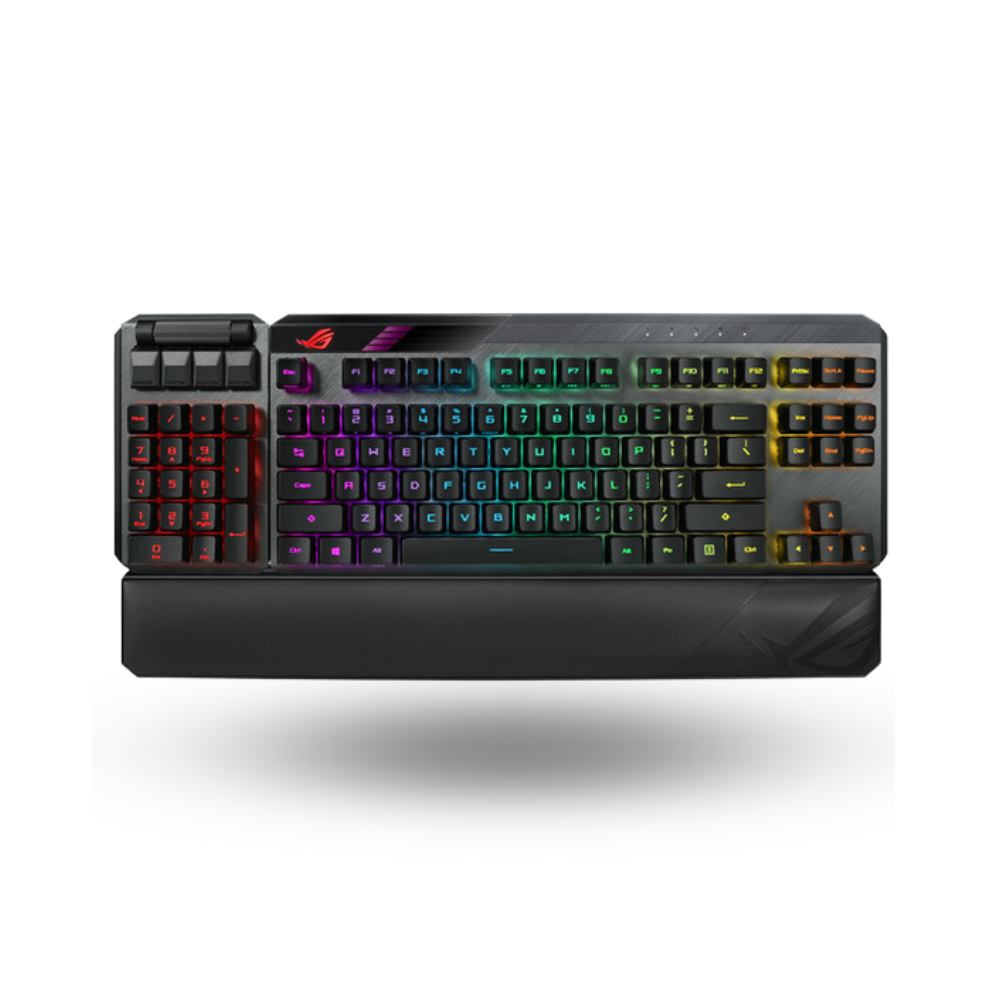 Asus ROG Claymore II - RGB Mechanical Elite Gaming Keyboard (ROG RX Switch RX Red/ROG RX Switch RX Blue)