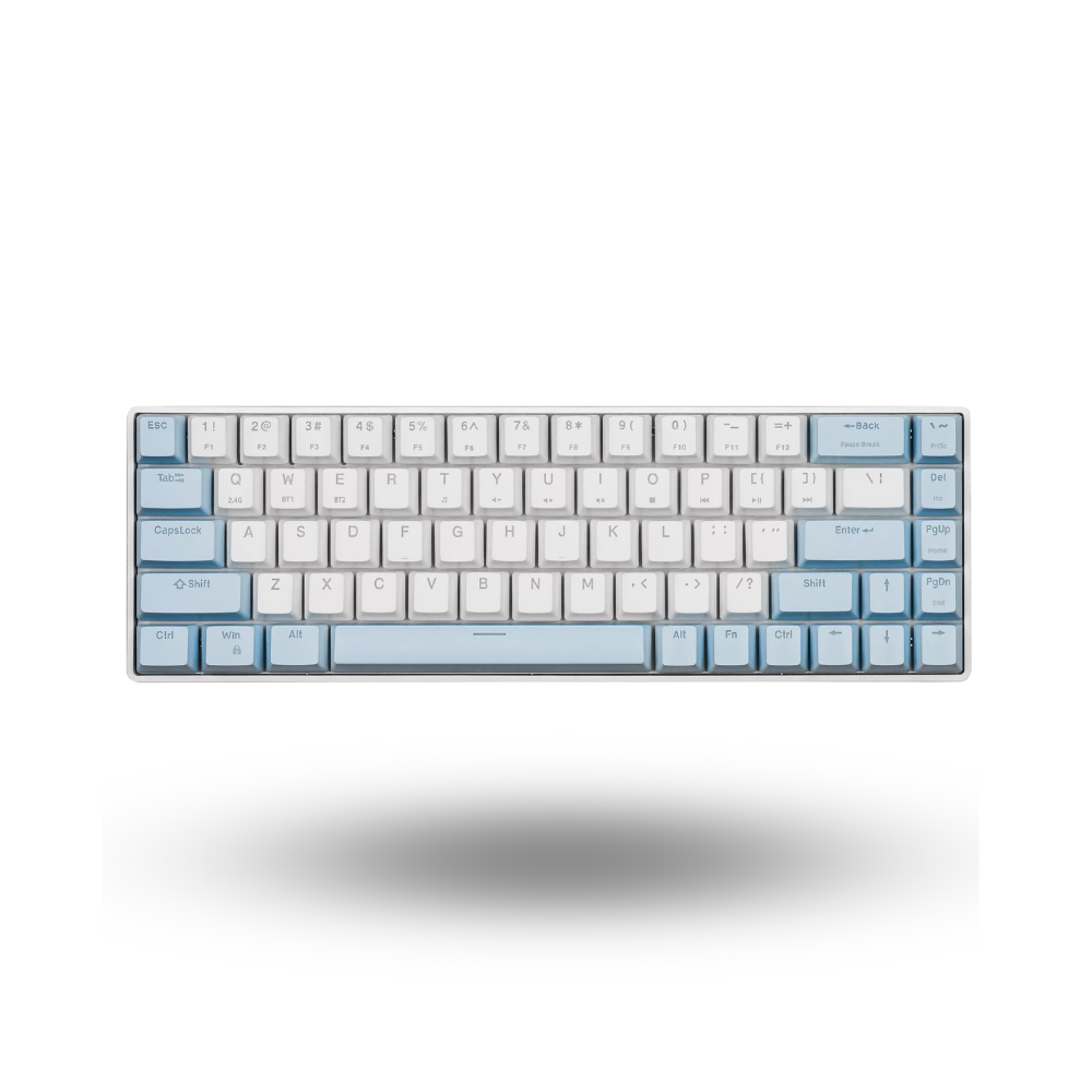 Digital Alliance Meca Air S Cerulean White Blue 65% Mechanical Gaming Keyboard