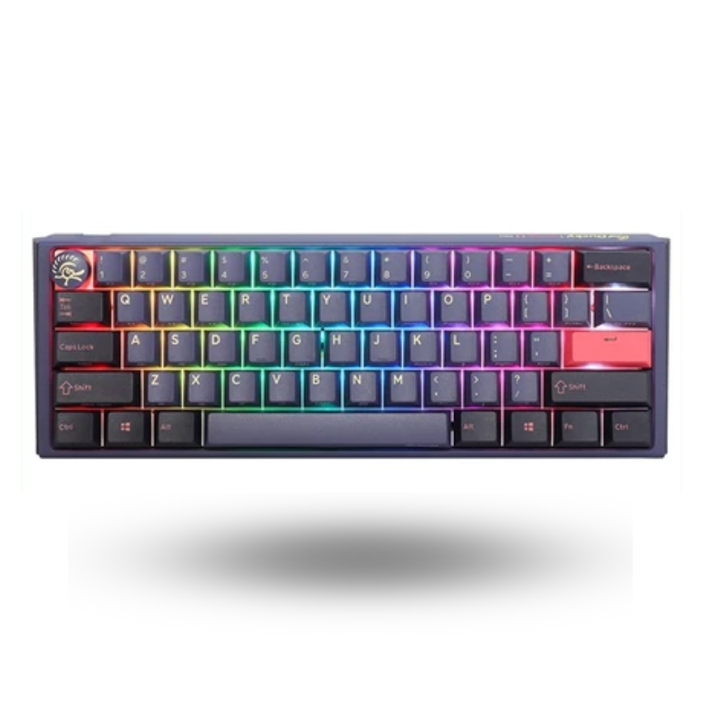 Ducky One 3 Mini Cosmic Blue PBT Double-shot Quack Mechanical Gaming Keyboard - Cherry MX Blue - DKON2161ST-CUSPDCOVVVC2