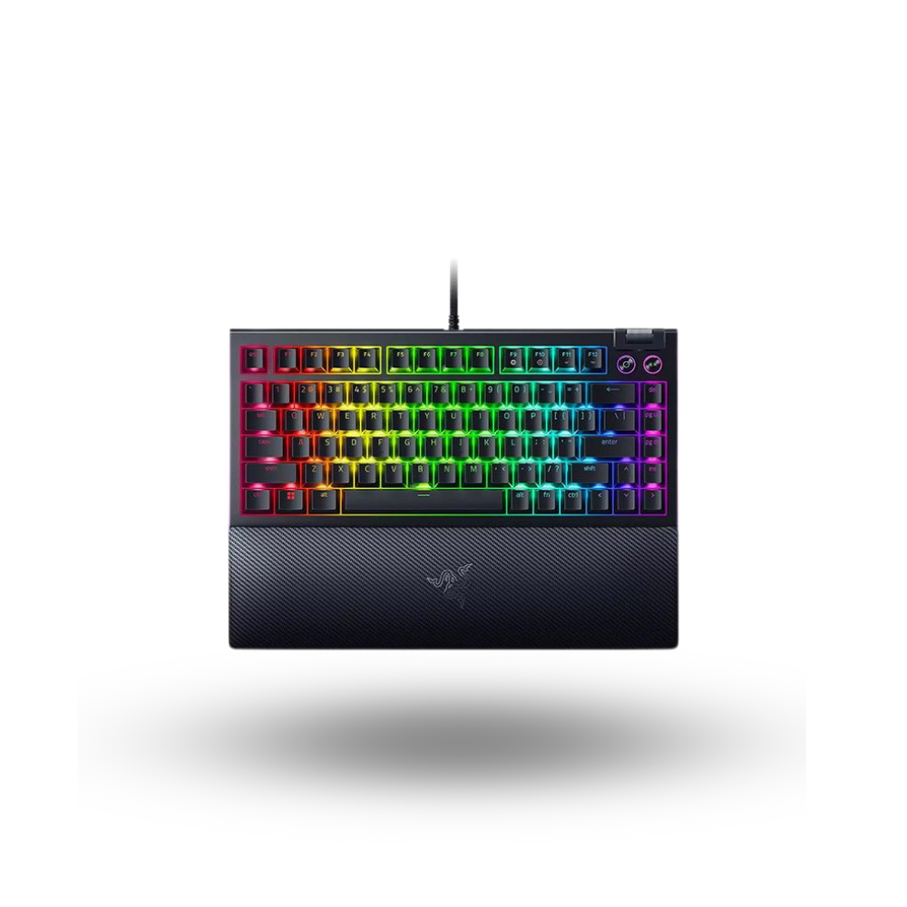 Razer BlackWidow V4 75% - Compact Mechanical Gaming Keyboard - Black