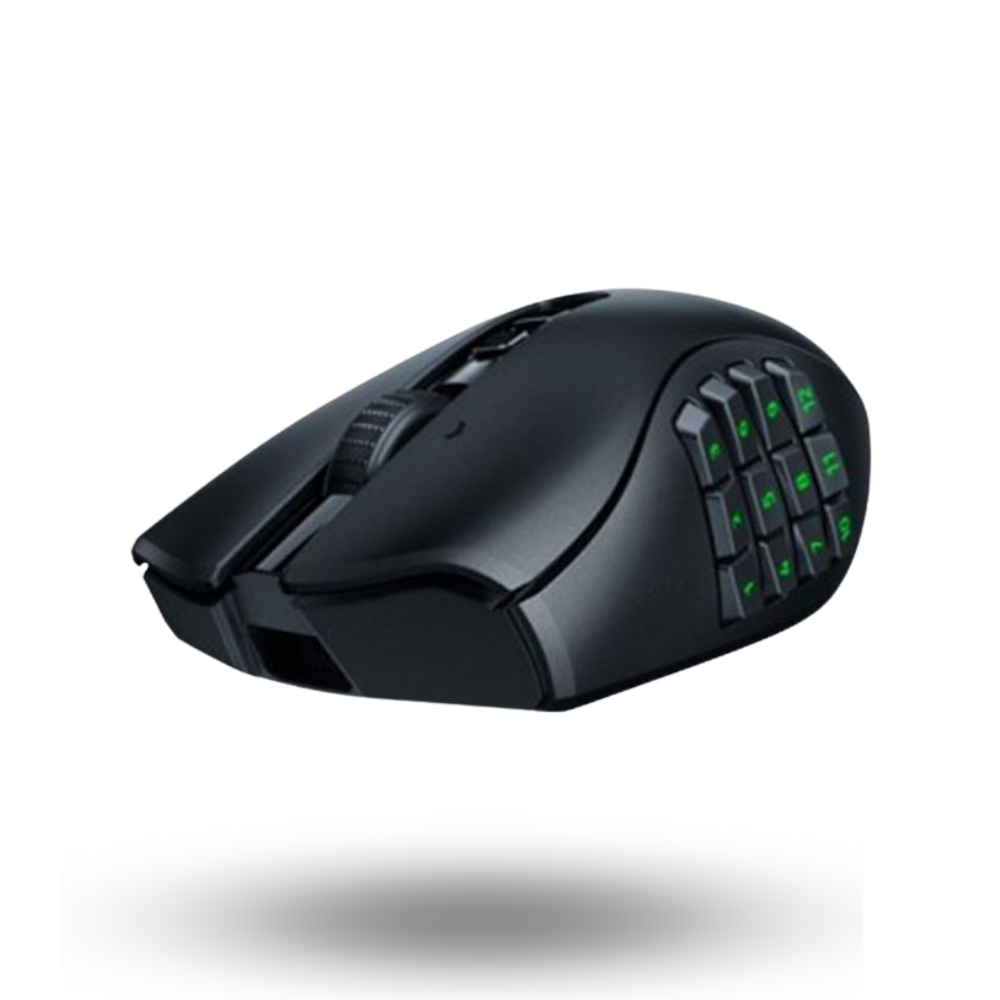 Razer Naga V2 Pro - MMO Wireless Gaming Mouse with HyperScroll Pro Wheel