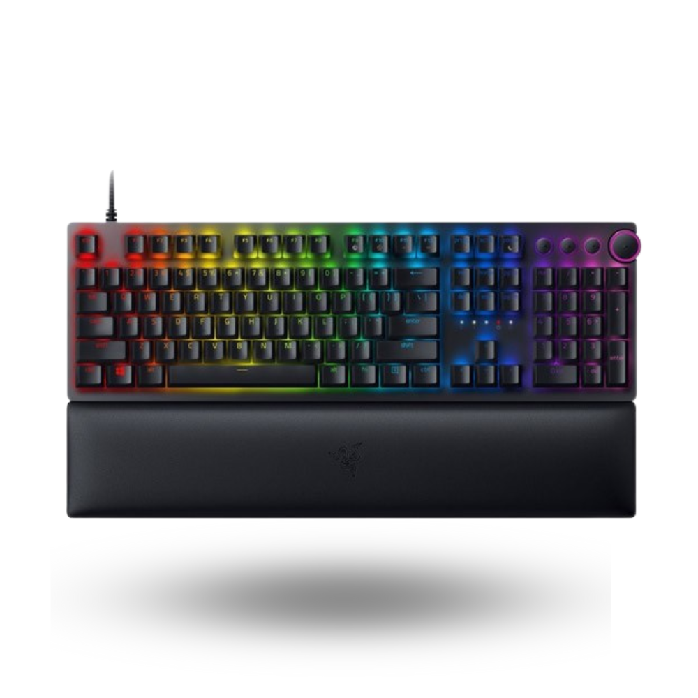 Razer Huntsman V2 - Optical Gaming Keyboard (Clicky Optical Purple Switch)