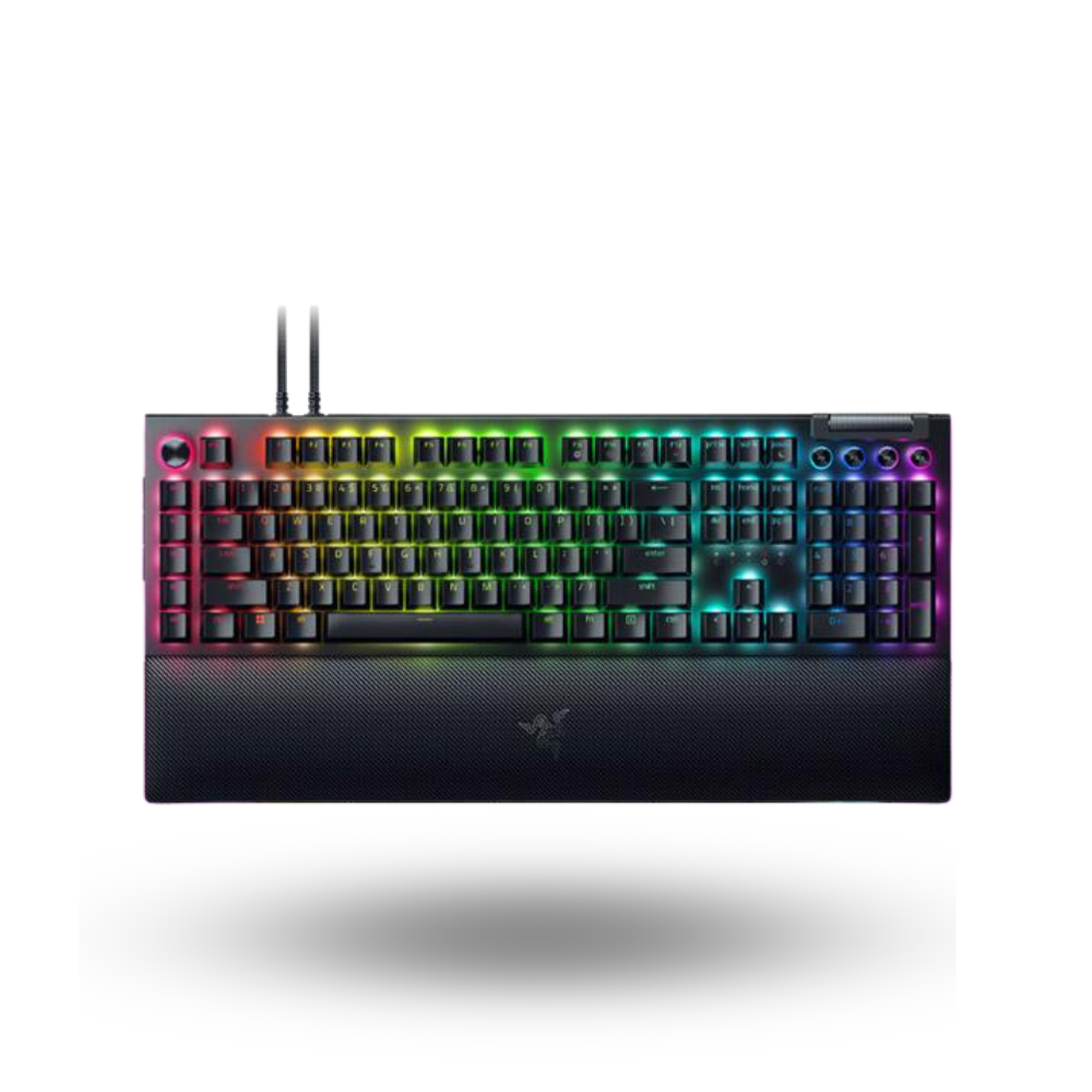 Razer Blackwidow V4 Pro - Mechanical Gaming Keyboard (Green Switch)
