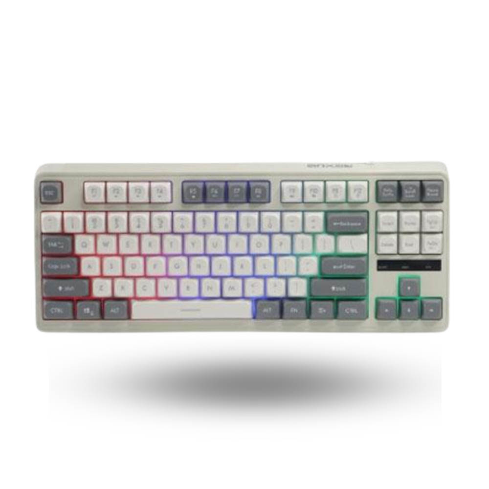 Rexus Keyboard Gaming Rexus Battlefire K87M Cream White