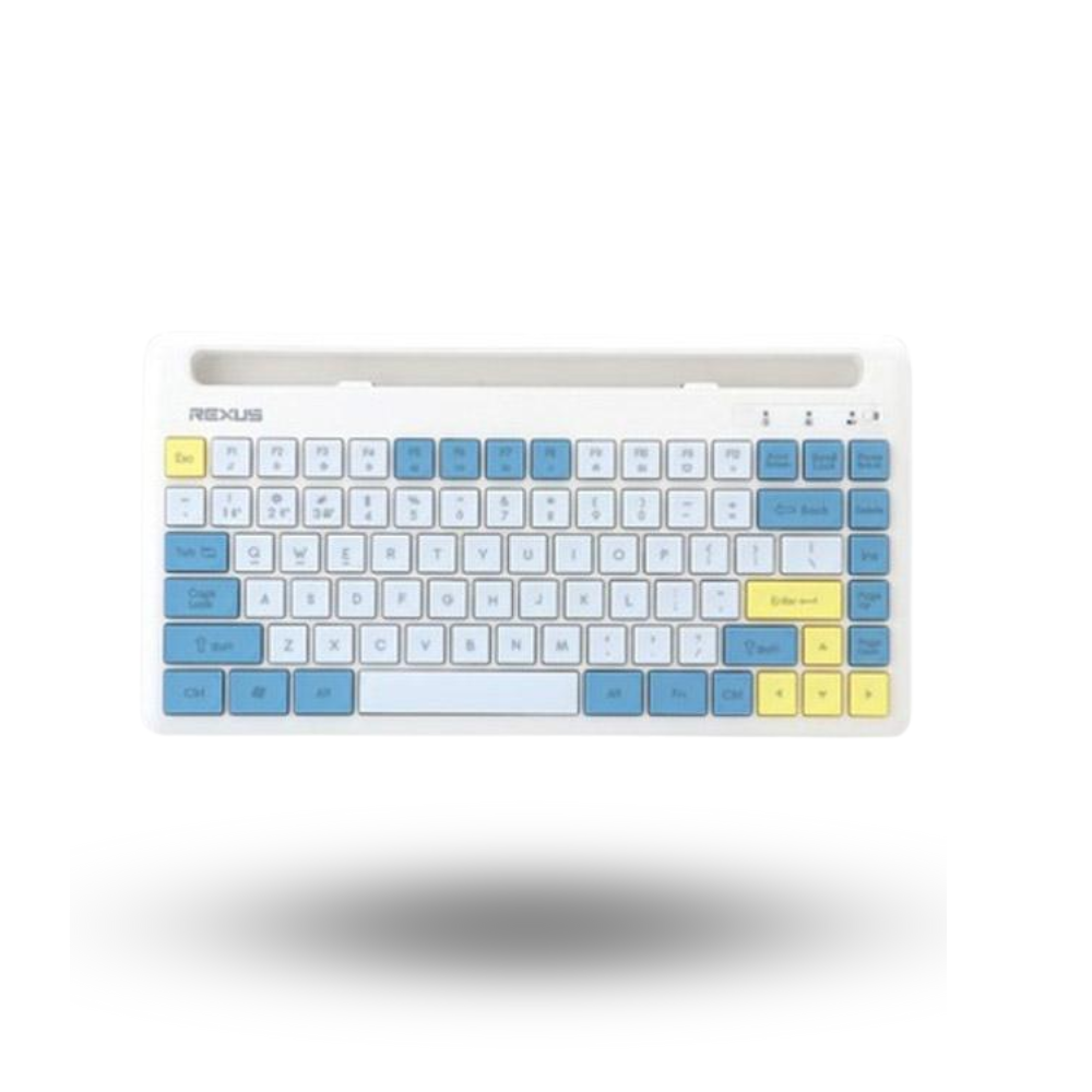 Rexus Keyboard Wireless Rexus Mosaic KB01 - White