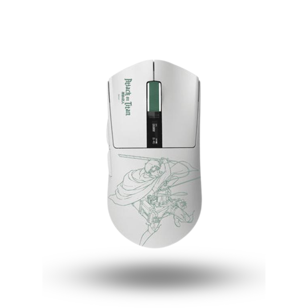 Rexus Sable RX-140 x Attack on Titan Levi Edition Gaming Mouse Wireless - White