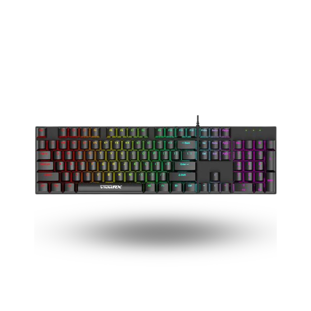 VenomRX Tron Black Full Size Wired Mechanical Keyboard