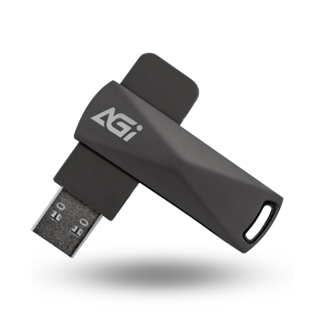 AGI UE138 Metal Slim Flash Drive 64GB USB 3.2