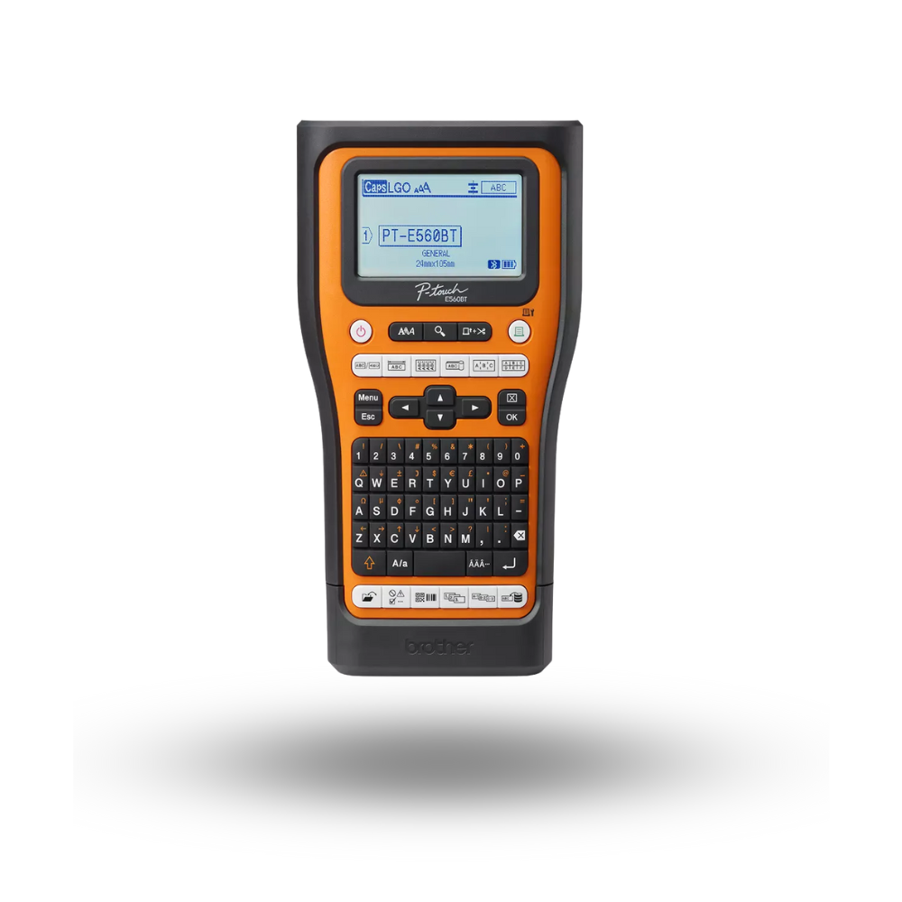 Brother PT-E560BTVP Handheld Industrial Label Printer