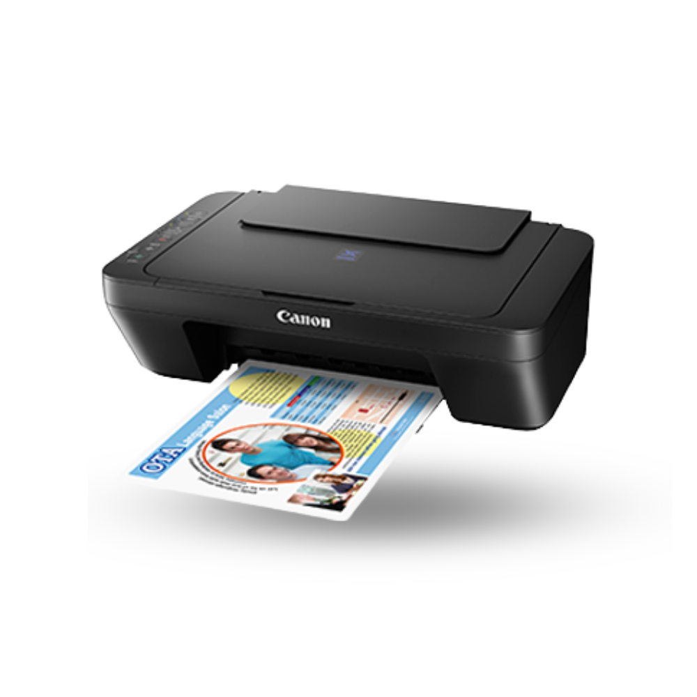 Canon Pixma E470 Wireless Cartridge Inkjet Printer (Print, Scan, Copy)