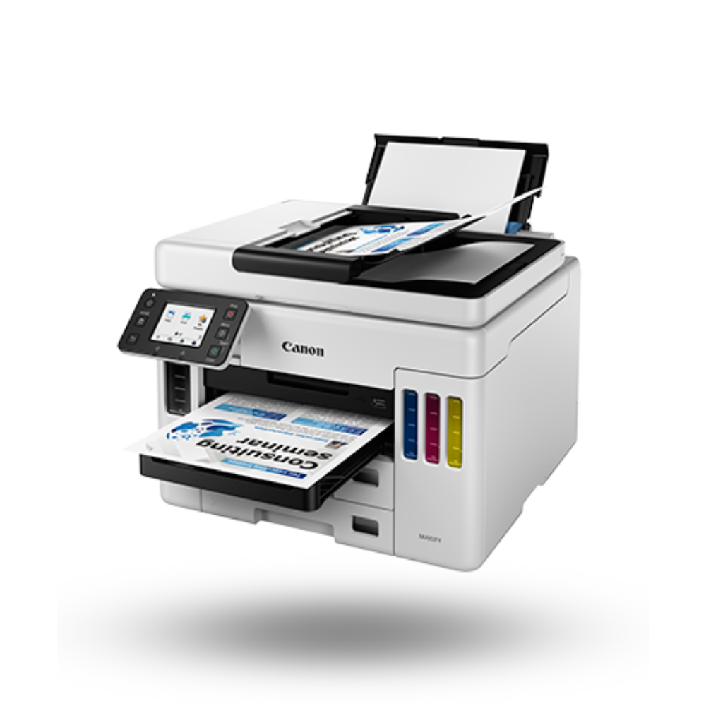 Canon Maxify GX7070 Wireless MegaTank Business Inkjet Printer (Print, Scan, Copy, Fax)