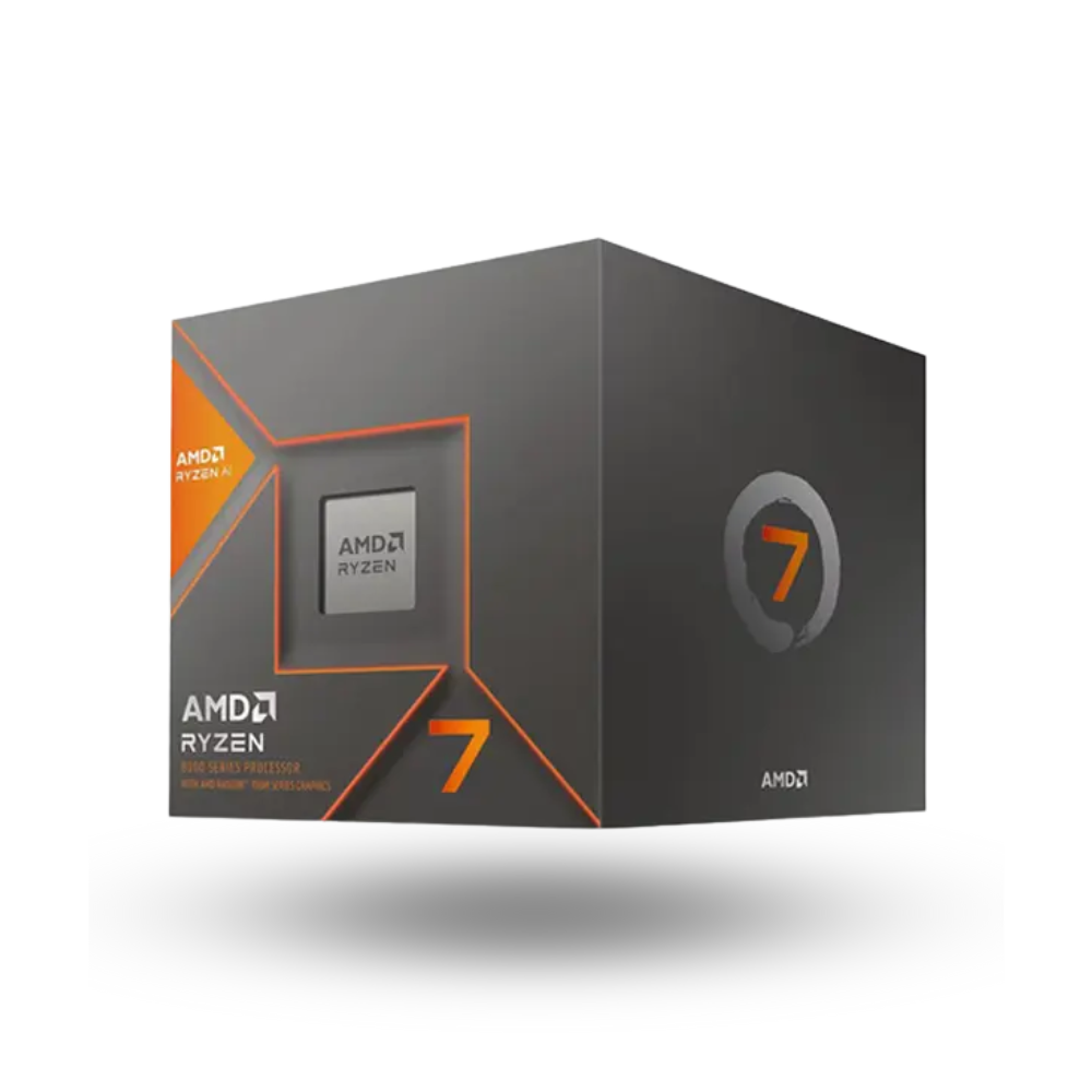 AMD Ryzen 7 8700F 4.1Ghz Up To 5.0Ghz Cache 16MB 65W AM5 [Box] - 8 Core - 100-100001590BOX - with Wraith Stealth Cooler