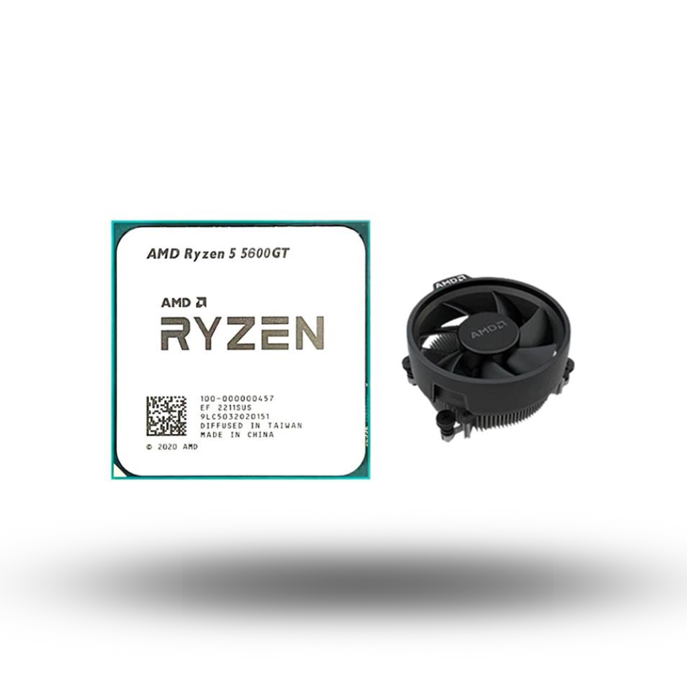 AMD Ryzen 5 5600GT 3.6Ghz Up To 4.6Ghz Cache 16MB 65W AM4 [Tray] - 6 Core - 100-100001488MPK - with AMD Wraith Stealth Cooler