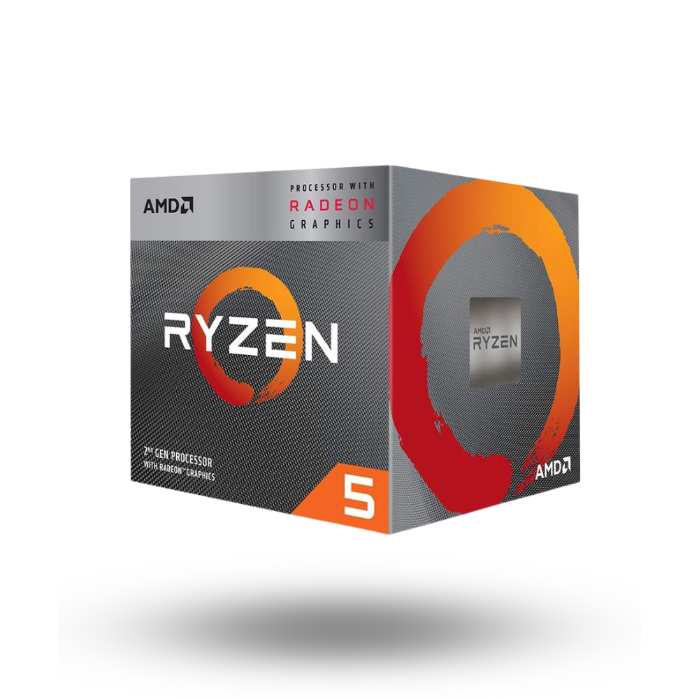 AMD Ryzen 5 3400G 3.7Ghz Up To 4.2Ghz Cache 4MB 65W AM4 [Box] - 4 Core - YD3400C5FHBOX - with AMD Wraith Spire Cooler