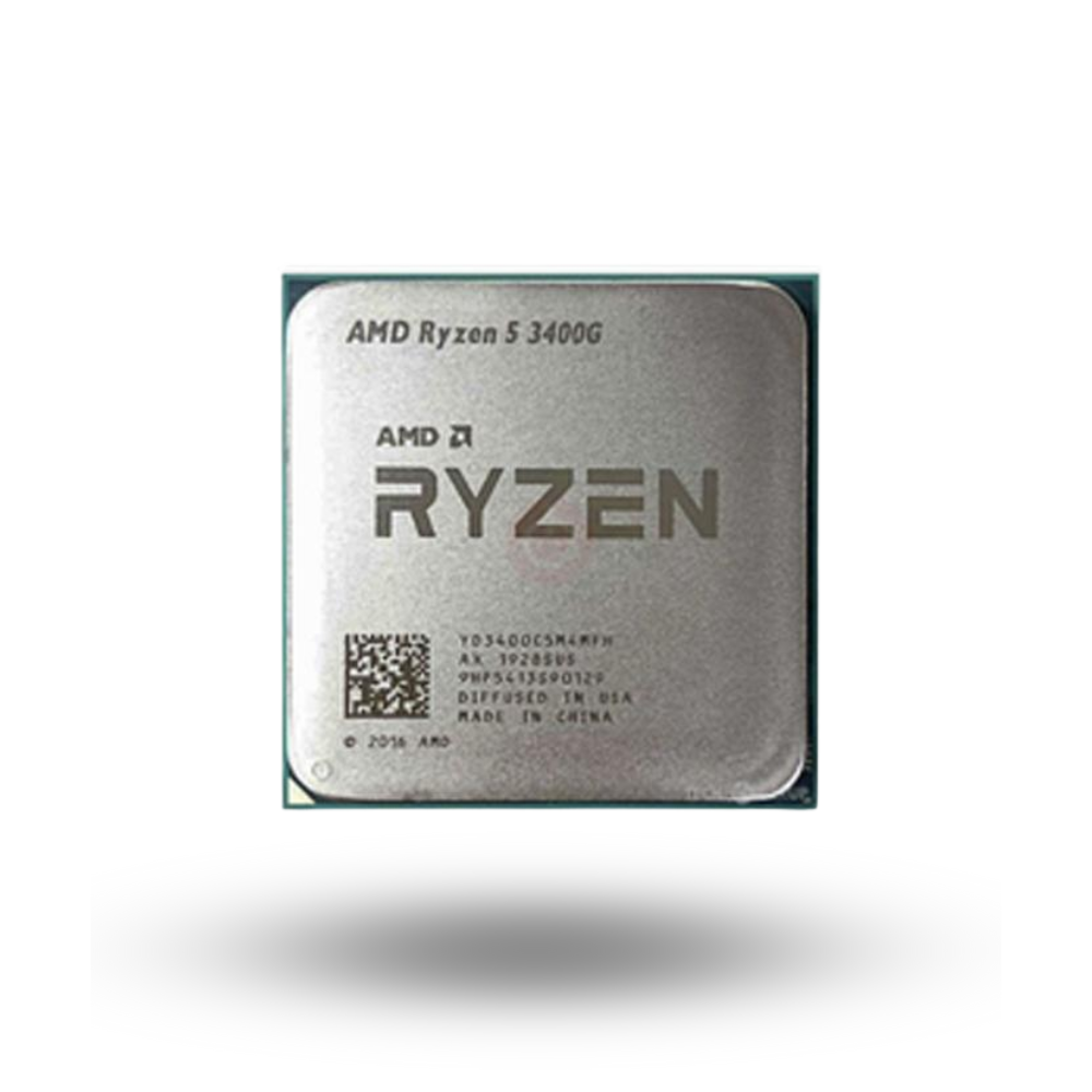 AMD Ryzen 5 3400G 3.7GHz Up To 4.2GHz Cache 4MB 65W AM4 [Tray] - 4 Core - YD3400C5M4MFH