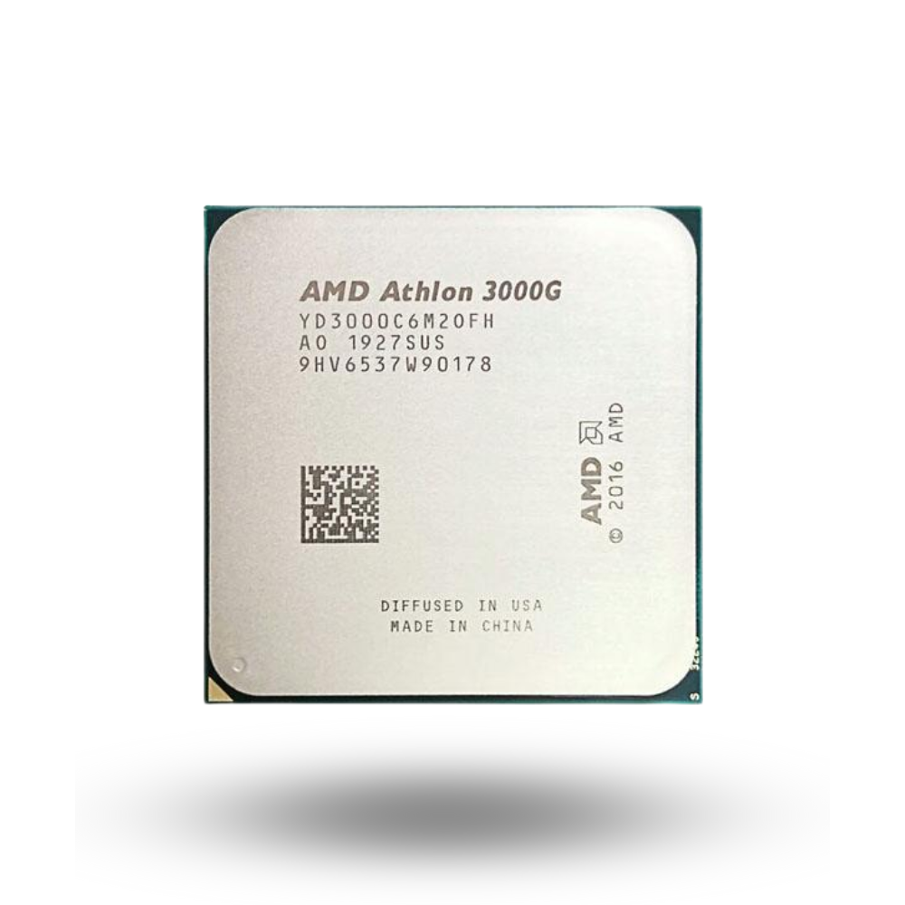 AMD Athlon 3000G (Radeon Vega 3) 3.5Ghz Cache 4MB 35W Socket AM4 [Tray] - 2 Core - YD3000C6FHSPK