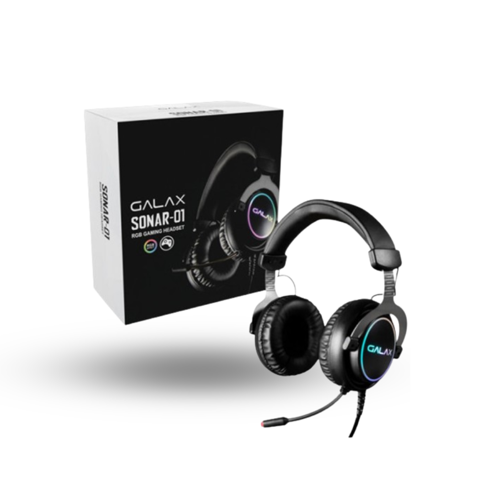 GALAX SONAR-01 Wired Gaming Headset - USB 7.1 Channel RGB