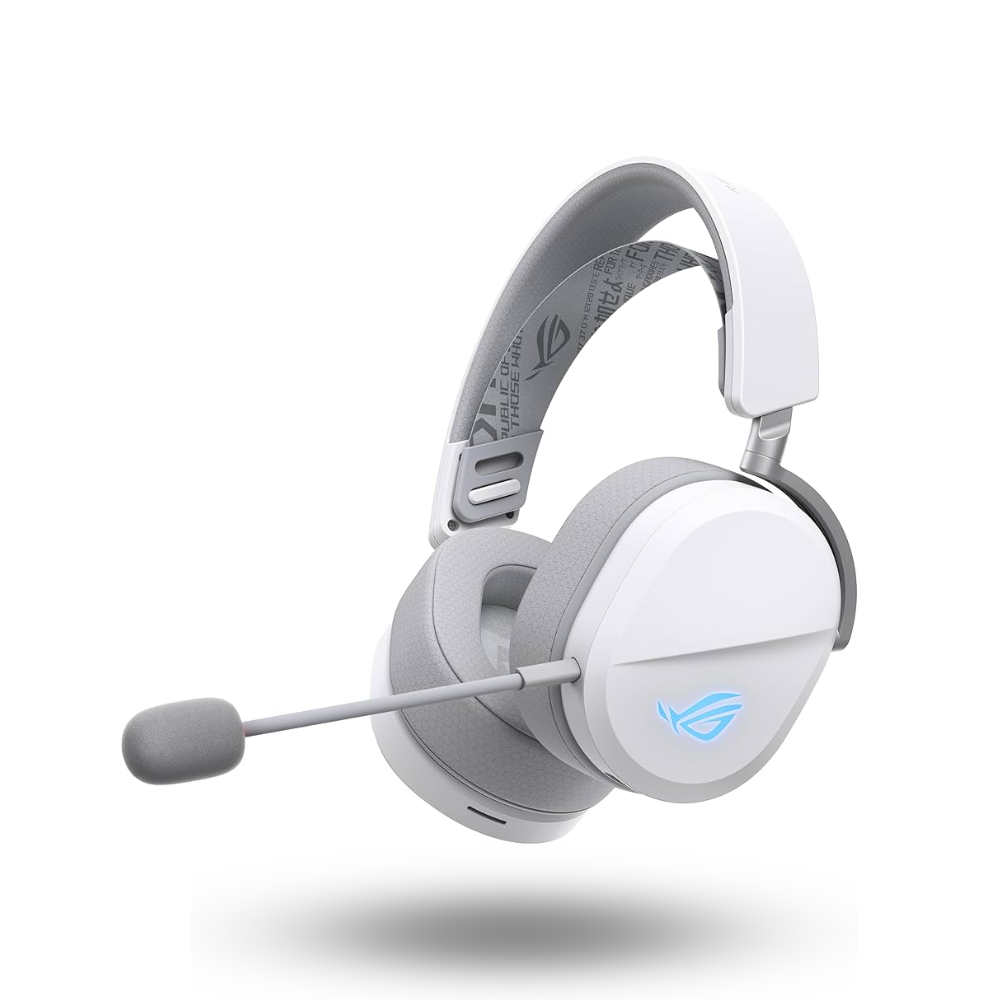 Asus ROG Pelta Tri-mode RGB Gaming Headset with ROG SpeedNova - White