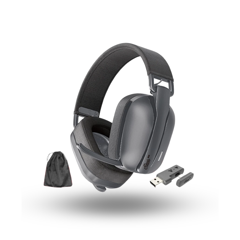 Fantech Studio Pro WHG03P Virtual 7.1 Wireless Bluetooth Gaming Headset - Grey