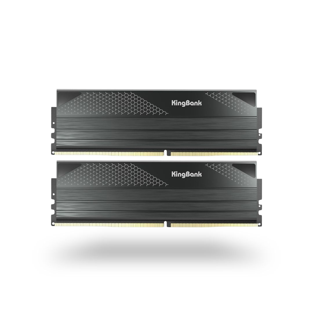 KINGBANK DARK DDR5 16GB X 2 6000 MT/s BLACK HEATSINK A-DIE C28 || K5.01.FPA5ED9502