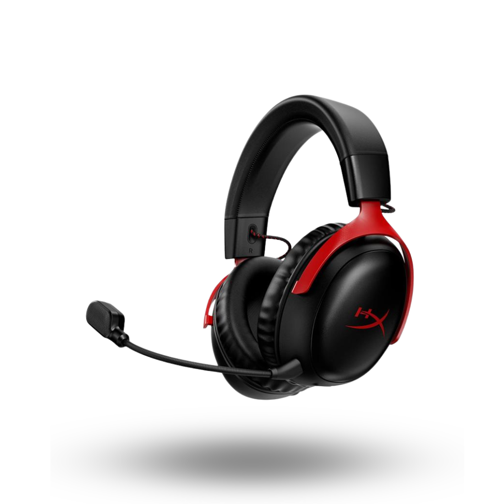 HyperX Cloud III Wireless Gaming Headset - Black Red