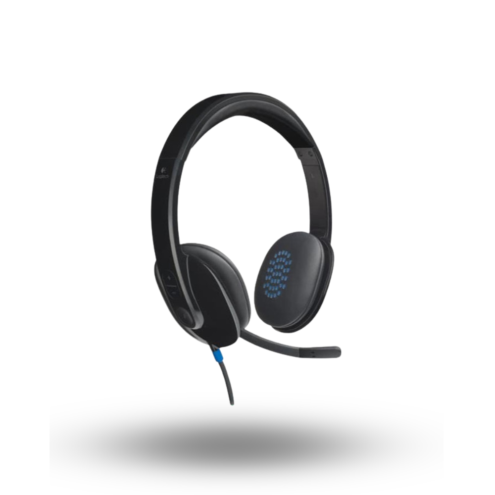 Logitech H540 USB Computer Headset with High-Definition Sound and On-ear Control