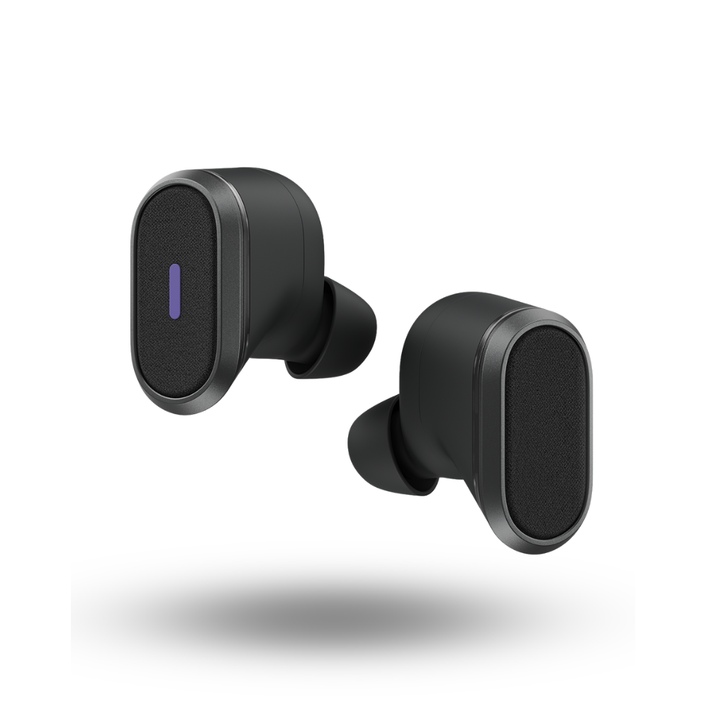 Logitech Zone True Wireless - Bluetooth Earbuds Built for Business with Noise-canceling mic
