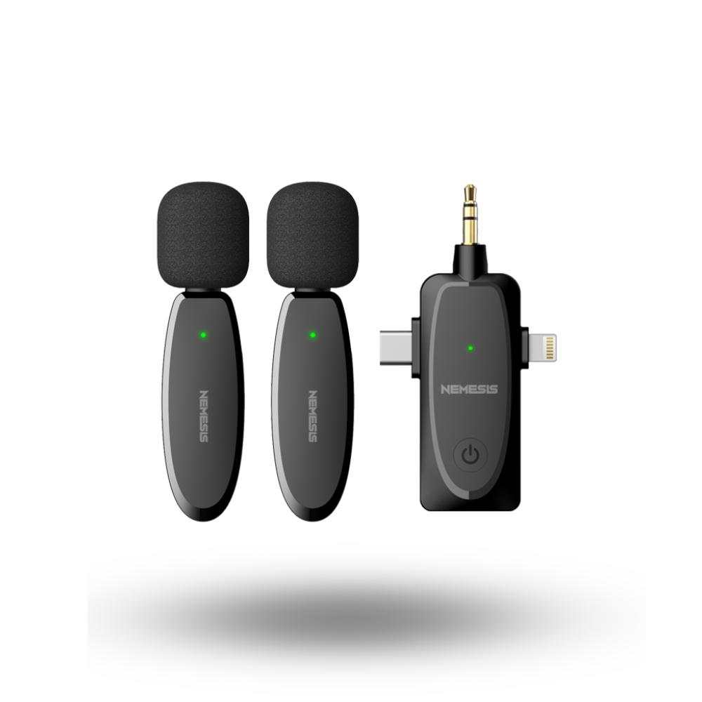 NYK Nemesis Erato MCW-01 Wireless Microphone with 3 in 1 Connection Clip On
