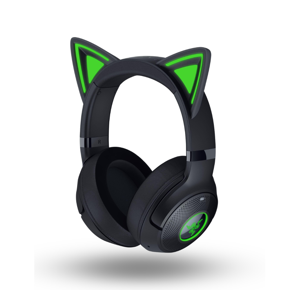Razer Kraken Kitty V2 BT Black - Wireless Bluetooth RGB Headset with Kitty Ears
