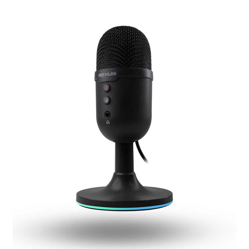 Rexus XORA II RGB Microphone - Black