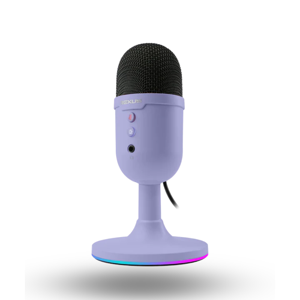 Rexus XORA II RGB Microphone - Purple