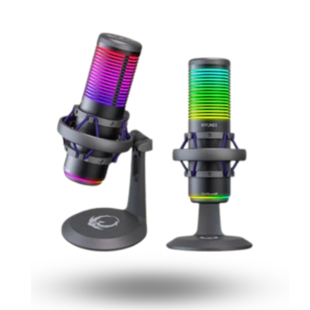 Sades Ryunix Uta CX1 Microphone Condenser with Noise Reduction RGB Lighting