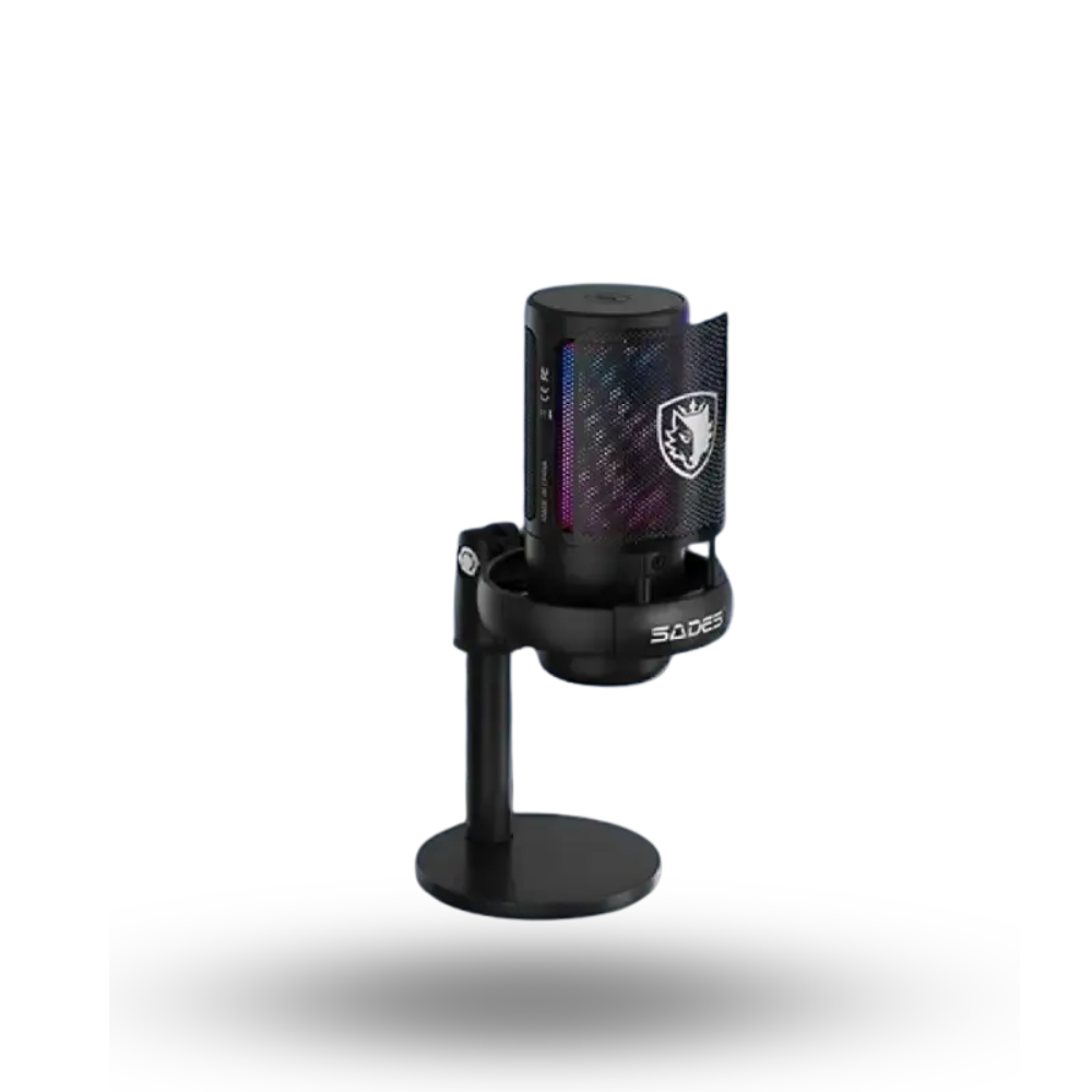 Sades Ryunix Tyto Microphone Condenser Polar Pattern Cardioid - Black