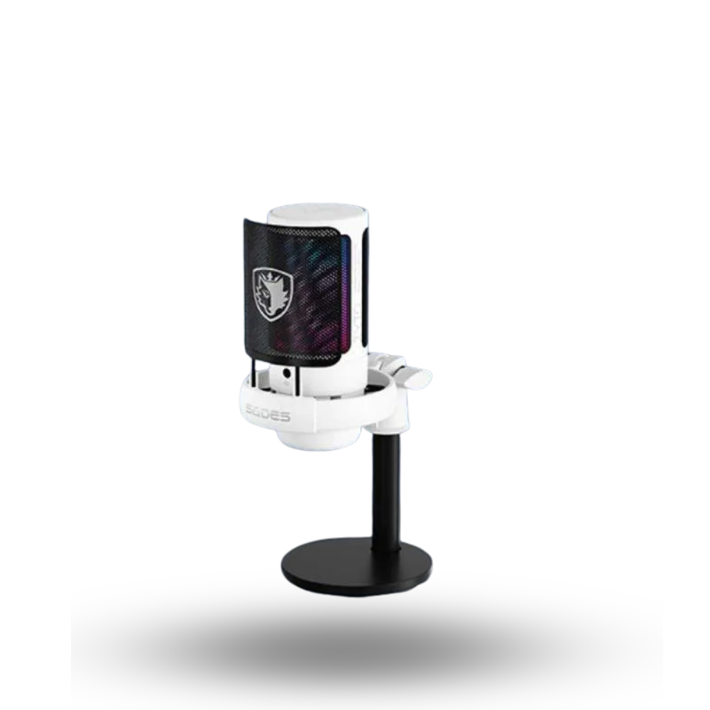Sades Ryunix Tyto Microphone Condenser Polar Pattern Cardioid - White