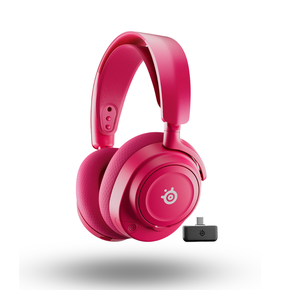 SteelSeries Arctis Nova 7 Wireless Gen 2 Gaming Headset with Mobile App Control - Magenta