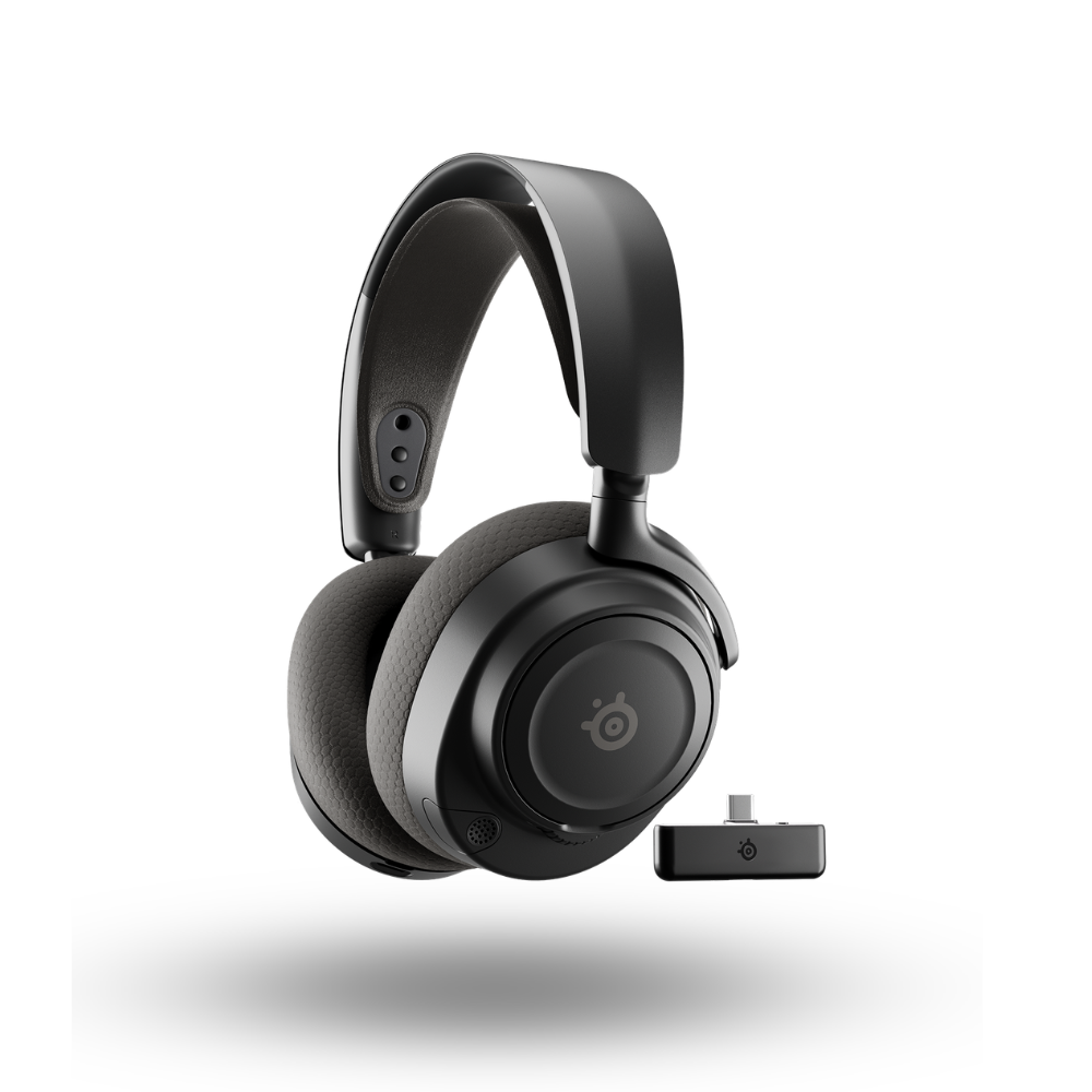 SteelSeries Arctis Nova 7X Wireless Gen 2 Gaming Headset with Mobile App Control - Black