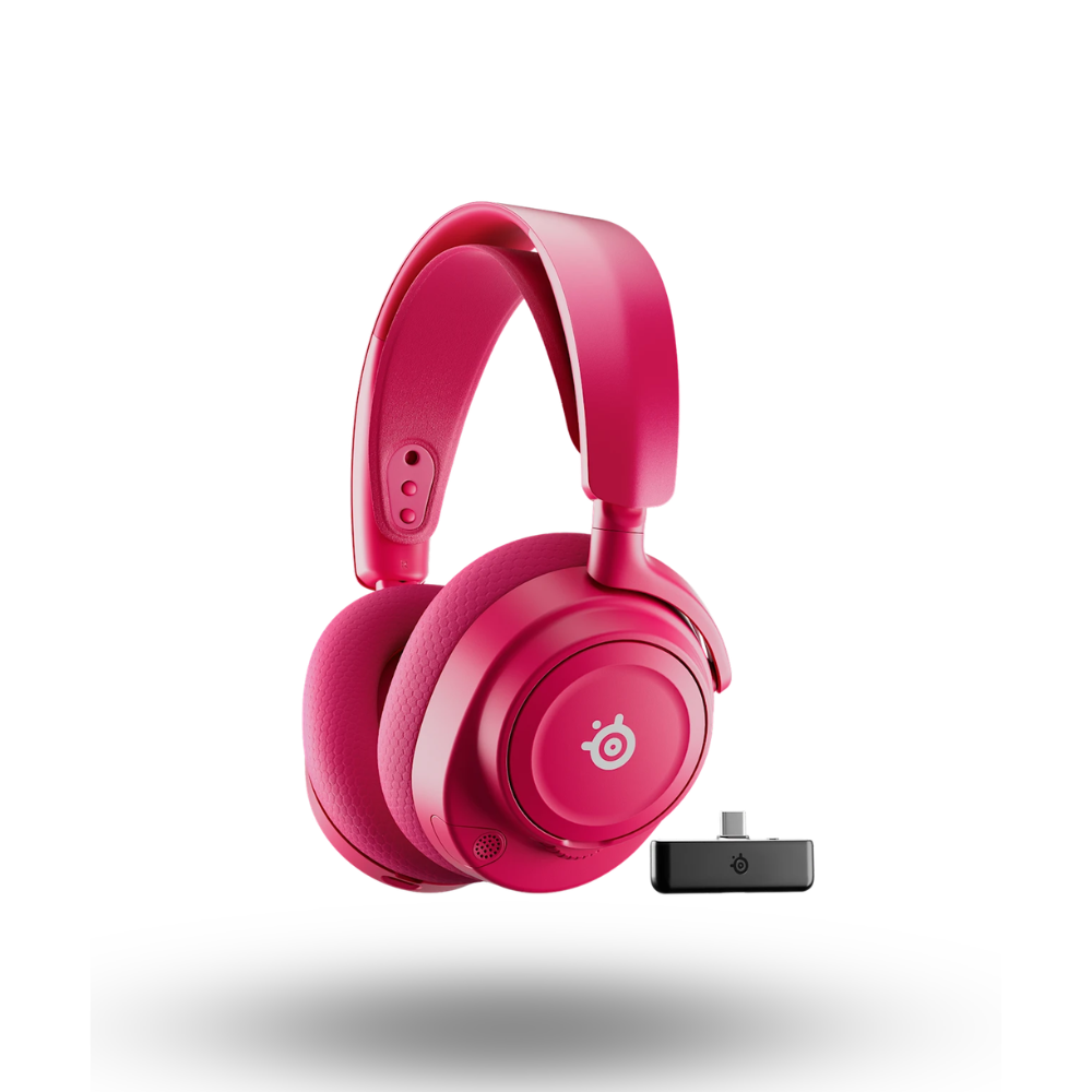 SteelSeries Arctis Nova 7X Wireless Gen 2 Gaming Headset with Mobile App Control - Magenta