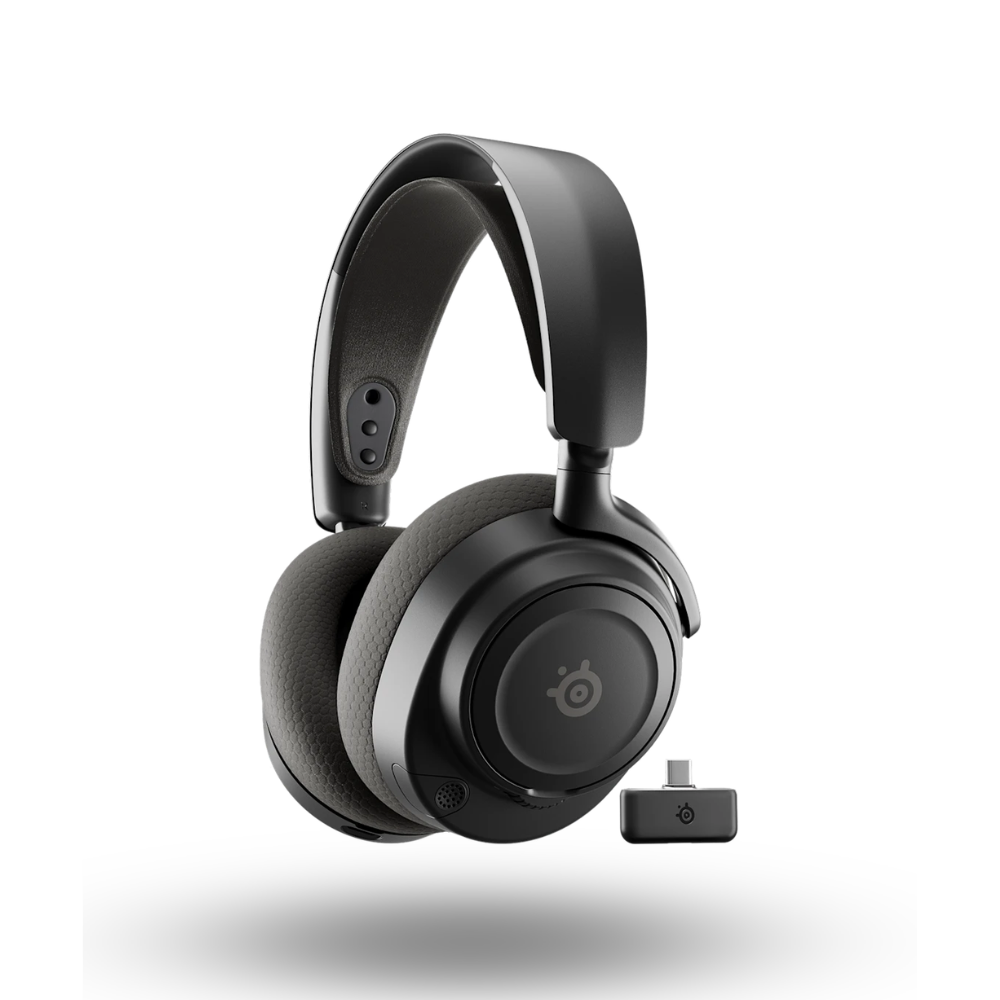 SteelSeries Arctis Nova 7P Wireless Gen 2 Gaming Headset with Mobile App Control - Black