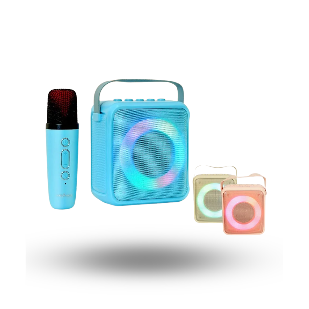 Advance Speaker Portable Bluetooth V5 RGB 2 Free Mic Wireless