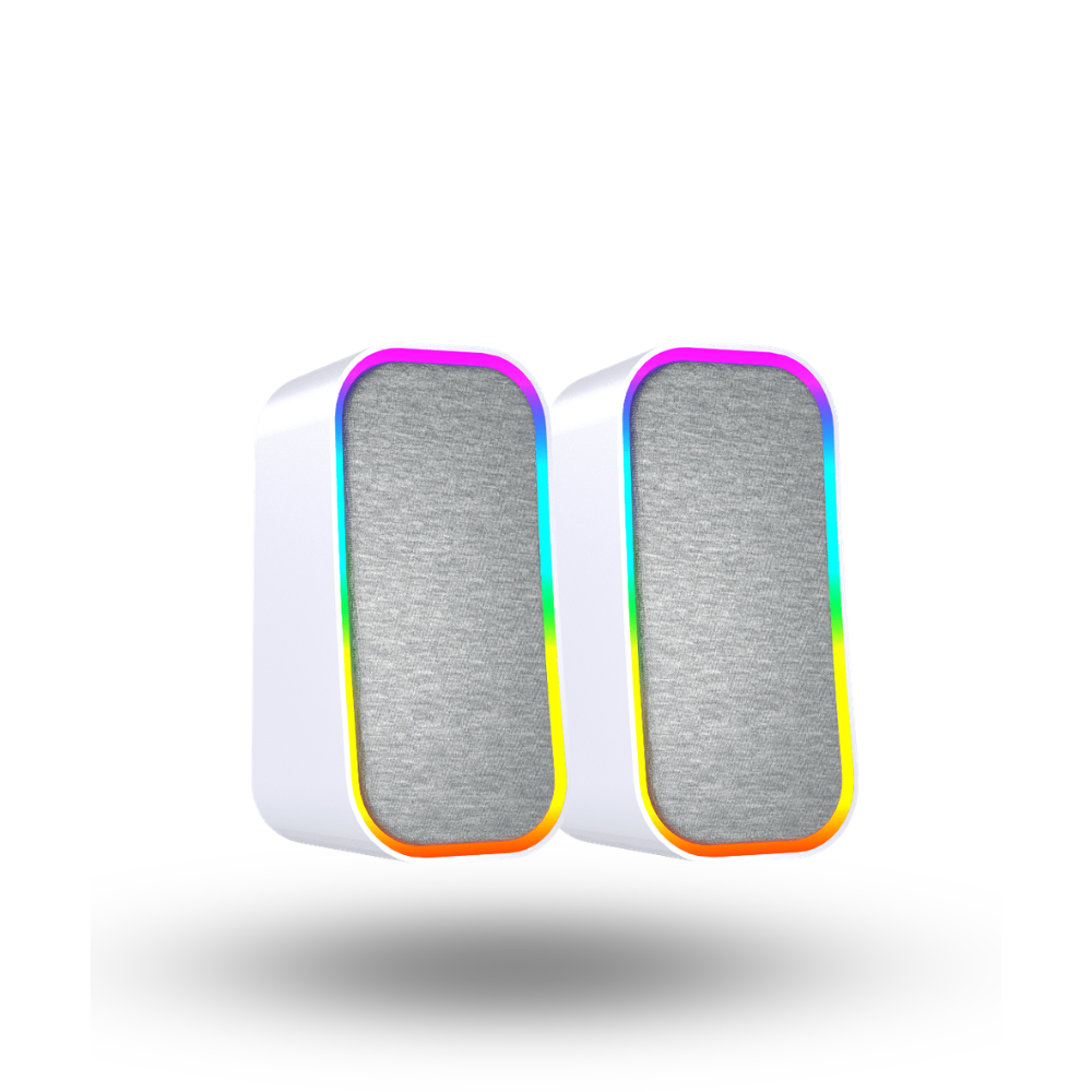 Fantech GROOVE GS304 Dual Mode Connection RGB Gaming Speaker - White