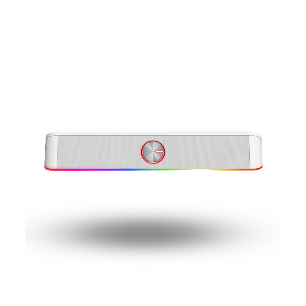 NYK Nemesis X65 Quantum Pro Stereo Soundbar Bluetooth RGB - White