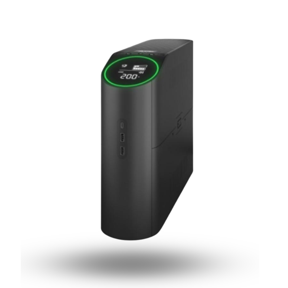 APC Back-UPS Pro Gaming 2200VA/1320W, 230V, RGB Lights, Pure Sine Wave - Midnight Black - BGM2200B-MSX