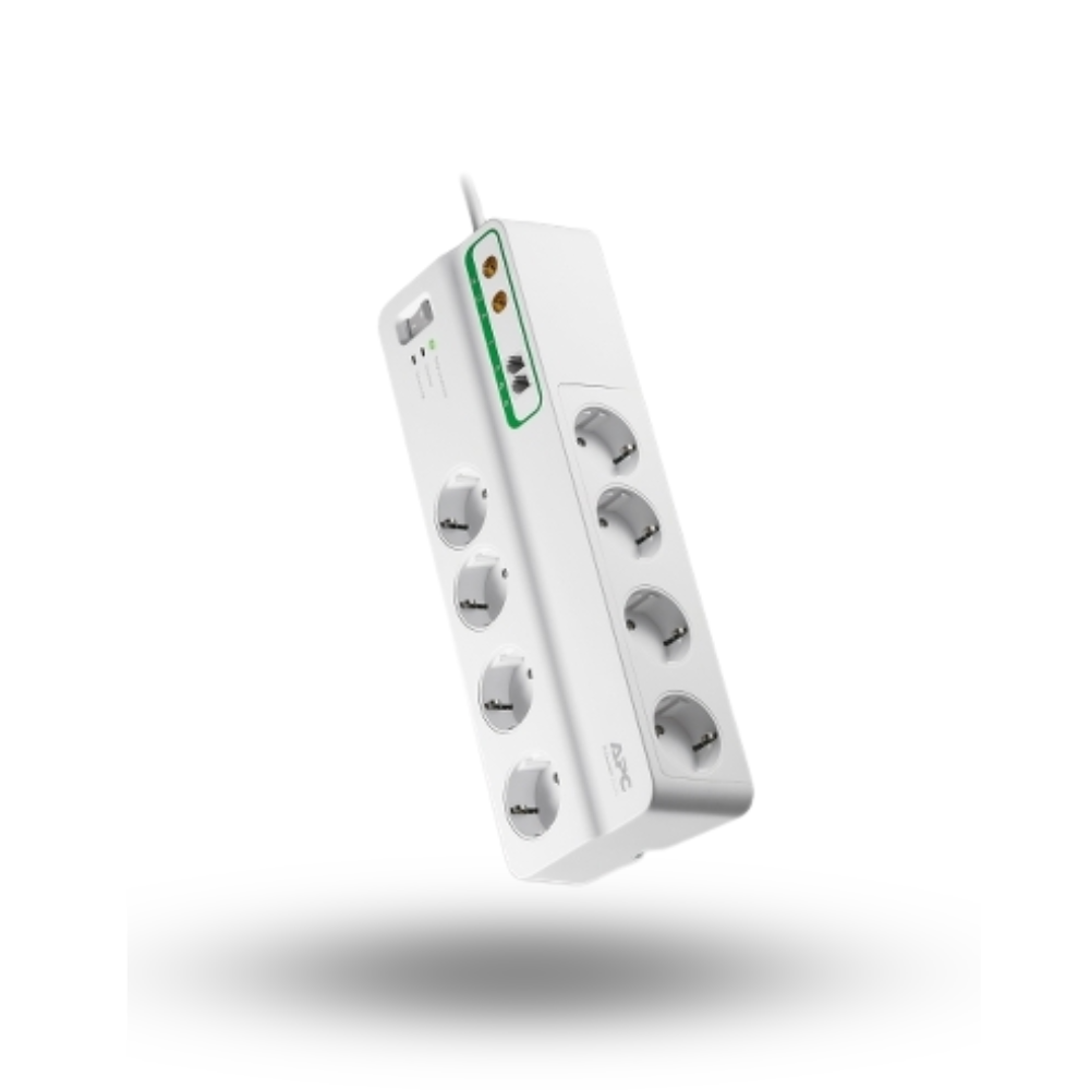 APC Performance SurgeArrest 8 Outlets With Phone & Coax Protection 230V - PMF83VT-GR