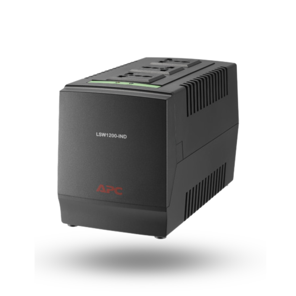 APC Line-R 1200VA Automatic Voltage Regulator 3 Universal Outlets 230V - LSW1200-IND