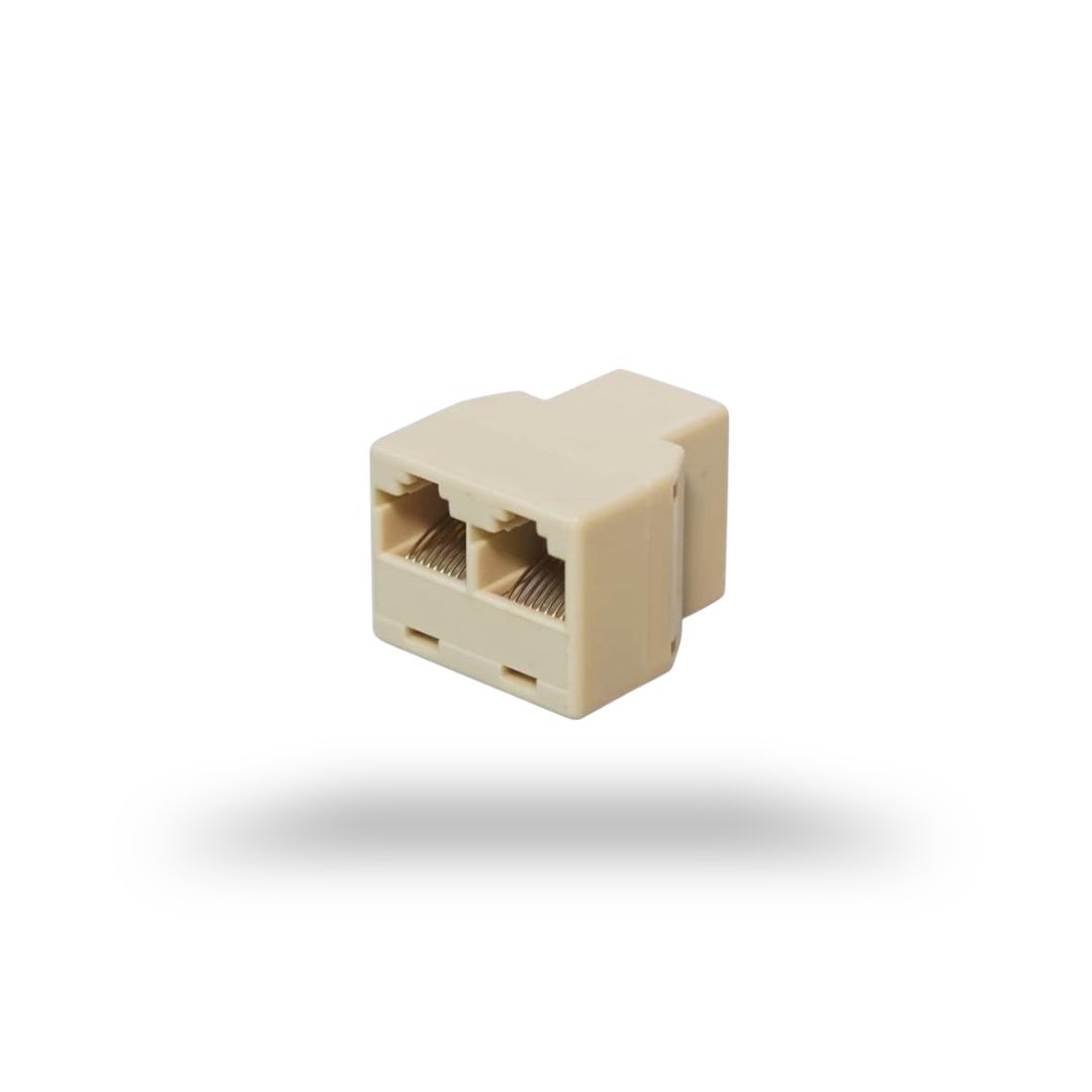 Barrel RJ45 Double - Connector Barel Cabang RJ45 READY STOCK